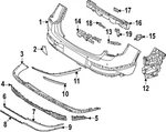 Genuine Hyundai Upper Molding 866T6-T6500-CR. Fixed Price $202.55.