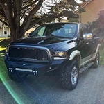 Front Bumper W/winch Plate & Led Lights D-rings For 2009-2012 Dodge Ram 1500. Fixed Price $499.08.
