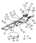 Genuine Mopar Frame Bracket 68026787AA. Fixed Price $21.40.