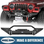 Hooke Road Steel Front Bumper W/ Winch Plate For Jeep Wrangler Yj Tj 1987-2006. Fixed Price $187.99.