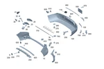 Genuine Mercedes-benz Trim Bumper 243-885-35-03. Fixed Price $65.00.