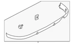 Genuine Mazda Rear Spoiler N115-51-980C-01. Fixed Price $1000.34.