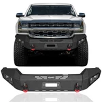 Vijay Steel Front Bumper With D-ring Fits 2016-2018 Chevrolet Silverado 1500. Fixed Price $543.15.