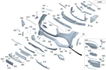Genuine Mercedes-benz Basic Carrier Bumper 167-885-88-07. Fixed Price $631.25.