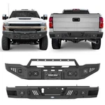 Steel Front/rear Bumper Bar For Silverado 2500/3500 Hd 2015 2016 2017 2018 2019. Fixed Price $499.58.