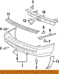 Gm Oem 07-14 Escalade Esv Rear Bumper Components-side Bracket 10355547. Fixed Price $30.45.