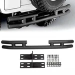 Textured Black Rear Double Tube Bumper For 97-06 Tj / 86-96 Yj Jeep Wrangler New. Fixed Price $101.00.
