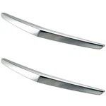 Set Of 2 Bumper Face Bar Trims Molding Step Pads Rear Driver & Passenger Pair. Fixed Price $131.10.