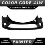New Painted *41W Jet Black* Front Bumper Cover Replacement For 2014-2017 Mazda 6. Fixed Price $390.99.