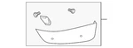 Genuine Mazda Valance Panel BN9C-51-9V0B-01. Fixed Price $238.21.