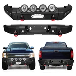 Vijay For 2007-2013 Chevy Silverado 1500 Front/rear Bumper W/d-ring&round Lights. Fixed Price $429.99.