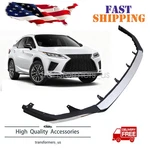 Fit 2020-2022 Lexus RX350/450H F-sport Front Lower Black Bumper Valance W/chrome. Fixed Price $239.99.