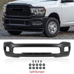 Black Steel Front Bumper Face Bar For 2019-2024 Ram 2500 3500 W/fog Light Holes. Fixed Price $244.00.