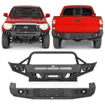 Steel Front Bumper + Rear Combo W/led Lights For Toyota Tacoma 2005-2011. Fixed Price $889.78.