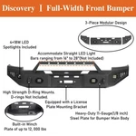 Hooke Road Steel Front/rear Bumper W/winch Plate For Silverado 1500 2007-2013. Fixed Price $459.98.