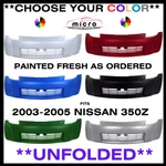 New Front Bumper For 2003-2005 Nissan 350Z Painted *choose Your Color* NI1000201. Fixed Price $637.04.