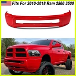 For 2010-2018 Ram 2500 3500 Flame Red Front Bumper Face Bar W/o Fog Lamps Holes. Fixed Price $448.99.
