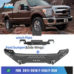 Front Bumper Fits 2011-2016 Ford F250 F350 Super Duty Winch Plate & Pod Light. Fixed Price $659.98.
