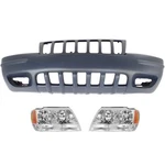 Headlight Kit For 1999-2000 Jeep Grand Cherokee Left Right Side Halogen. Fixed Price $245.29.