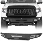 Fit 2014-2021 Toyota Tundra Offroad Steel Front Bumper W/ Skid Plate & Led Light. Fixed Price $439.89.