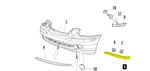 Jaguar X-type Front Bumper Blade Left Hand Chrome Finish Fast Post C2S18808. Fixed Price $94.03.