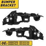 Set Of Bumper Bracket For Volkswagen Gti 2015-2018 Front Left & Right Side. Fixed Price $15.39.