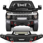 Front Bumper W/winch Plate &led Lights For 2020-2023 Chevy Silverado 2500 3500HD. Fixed Price $626.37.