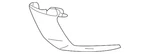 Genuine Mitsubishi Lower Molding 6400K716. Fixed Price $47.13.