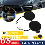 2PCS Front Bumper Tow Hook Eye Cap Cover Fit For Porsche Cayenne 2011-2014 Black. Fixed Price $16.14.