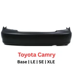 Rear Bumper Cover For 2002-2006 Toyota Camry Usa Built Primed Base/le/se/xle. Fixed Price $132.49.