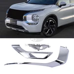 3PCS Left Front Bumper Chrome Molding Trim Strip For Mitsubishi Outlander 22-24. Fixed Price $86.99.