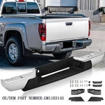 Complete Chrome Rear Steel Bumper For 2004-2007 Chevy Colorado Gmc Canyon Pickup. Fixed Price $138.95.