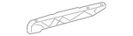 Genuine Nissan Bumper Cover Stay 62222-JM00A. Fixed Price $36.92.