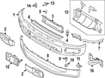 Genuine Ford Bumper Trim PC3Z-17K833-E. Fixed Price $41.89.