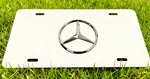 3D Star Badge Mirror Chrome Stainless Steel License Plate For Mercedes Benz. Fixed Price $11.55.
