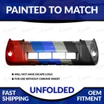 New Painted 2008-2012 Ford Escape Front Bumper W/o Hole Chrome Plate. Fixed Price $317.98.