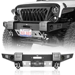 For 2007-2018 Jeep Wrangler Jk Front Bumper W/winch Plate & Skid Assembly. Fixed Price $259.15.