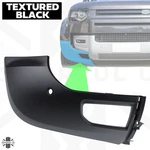 Right Front Bumper Corner Textured Plastic Panel For Land Rover Defender L663 Rh. Fixed Price $73.29.