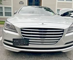 Bumper Tow Hook License Plate Mount Bracket For Hyundai Genesis Sedan 2015-2016. Fixed Price $39.95.