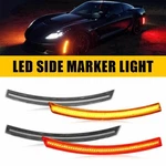 4PCS For 2014-2019 Chevy Corvette C7 Front & Rear Side Marker Turn Signal Lights. Fixed Price $39.99.