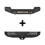 Off-road Front + Rear Bumper W/ Led Lights Bar Fit Jeep Wrangler 07-18 Jk/jku. Fixed Price $638.99.