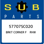 Subaru Brkt Corner F Rhw 57707SC020, New Genuine Oem Part. Fixed Price $25.54.