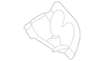 Genuine Mercedes-benz Cover Trim 290-884-05-00. Fixed Price $28.00.