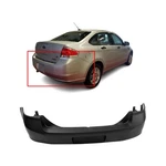 Bumper Cover 2008-2011 Ford Focus FO1100636 Rear Primed. Fixed Price $241.19.