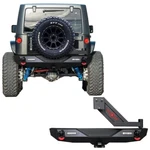 Vijay Rear Bumper Fits 2007-2018 Jeep Wrangler Jk/jku With Tire Carrier. Fixed Price $262.49.