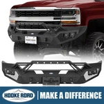 Hooke Road Front Bumper W/ Winch Plate & Light Fit 16 17 18 Chevy Silverado 1500. Fixed Price $539.99.