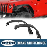 Hooke Road Front Fender Flares For 2018-2026 Jeep Wrangler Jl Gladiator Jt. Fixed Price $359.51.
