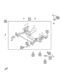 Genuine Mopar Bumper To Frame Rail Bracket Left 68317431AA. Fixed Price $94.51.