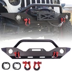 For 2007-2018 Wrangler Jk/jku Front Bumper W/winch Plate & 2*D-RING Shackles. Fixed Price $277.99.