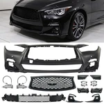5/13 Pc Front Bumper Grille Set For 2018-2024 Infiniti Q50 Sport W/o Sensor. Fixed Price $426.99.
